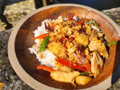© photo plat Au wok kreol_Jonzac