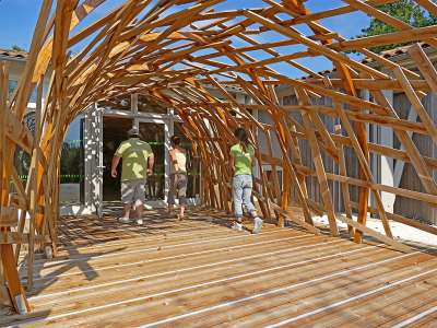 © La percée forestière de la Maison de la Forêt qui vous guidera durant votre visite