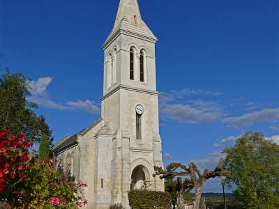 © L'église Sainte-Madeleine de La-Barde