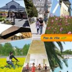 Plan de la ville de jonzac en charente maritime - index rues